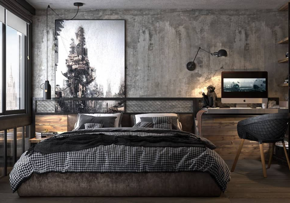 industrial bedroom 1