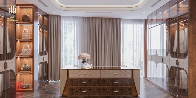 Thiết kế nội thất phòng thay đồ