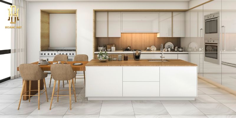 Tổng hợp 50 mẫu tủ bếp đẹp hình chữ L hiện đại nhất 2025 9 Mẫu tủ bếp đẹp hình chữ theo phong cách Scandinavian