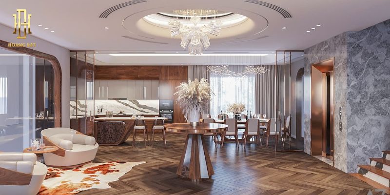Kiệt tác đẳng cấp với thiết kế nội thất cao cấp Hoàng Đạt 11 Phong cách thiết kế độc đáo