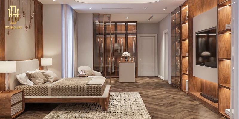 Kiệt tác đẳng cấp với thiết kế nội thất cao cấp Hoàng Đạt 7 Thiết kế phòng ngủ
