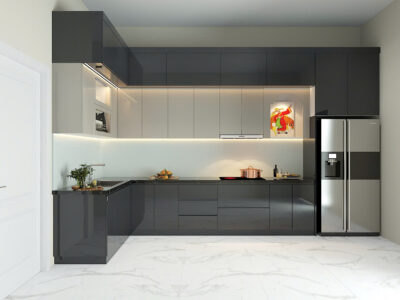 Thiết kế tủ bếp Acrylic anh hoan bầu cát 8 tân bình