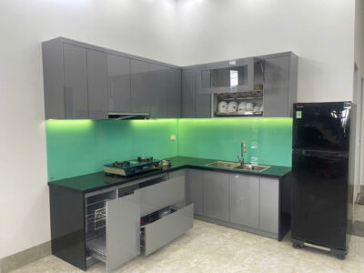 HOÀN THIỆN TỦ BẾP NHỰA CHO A TÀI QUẬN GÒ VẤP
