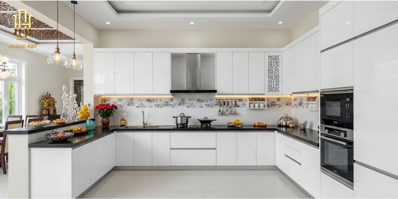 Nên chọn tủ bếp MDF hay nhựa cho không gian bếp gia đình bạn 6 Tủ bếp nhựa PVC (Picomat)
