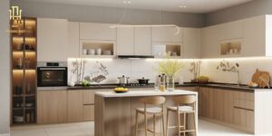 Top mẫu tủ bếp MDF phủ Melamine đẹp nhất năm 2025