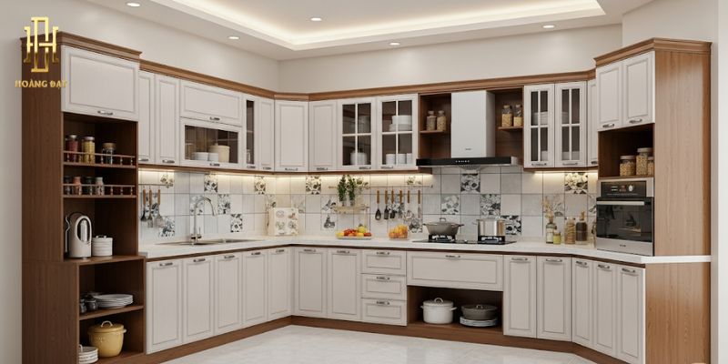 Nên chọn tủ bếp MDF hay nhựa cho không gian bếp gia đình bạn 8 Ưu nhược điểm mẫu tủ bếp nhựa