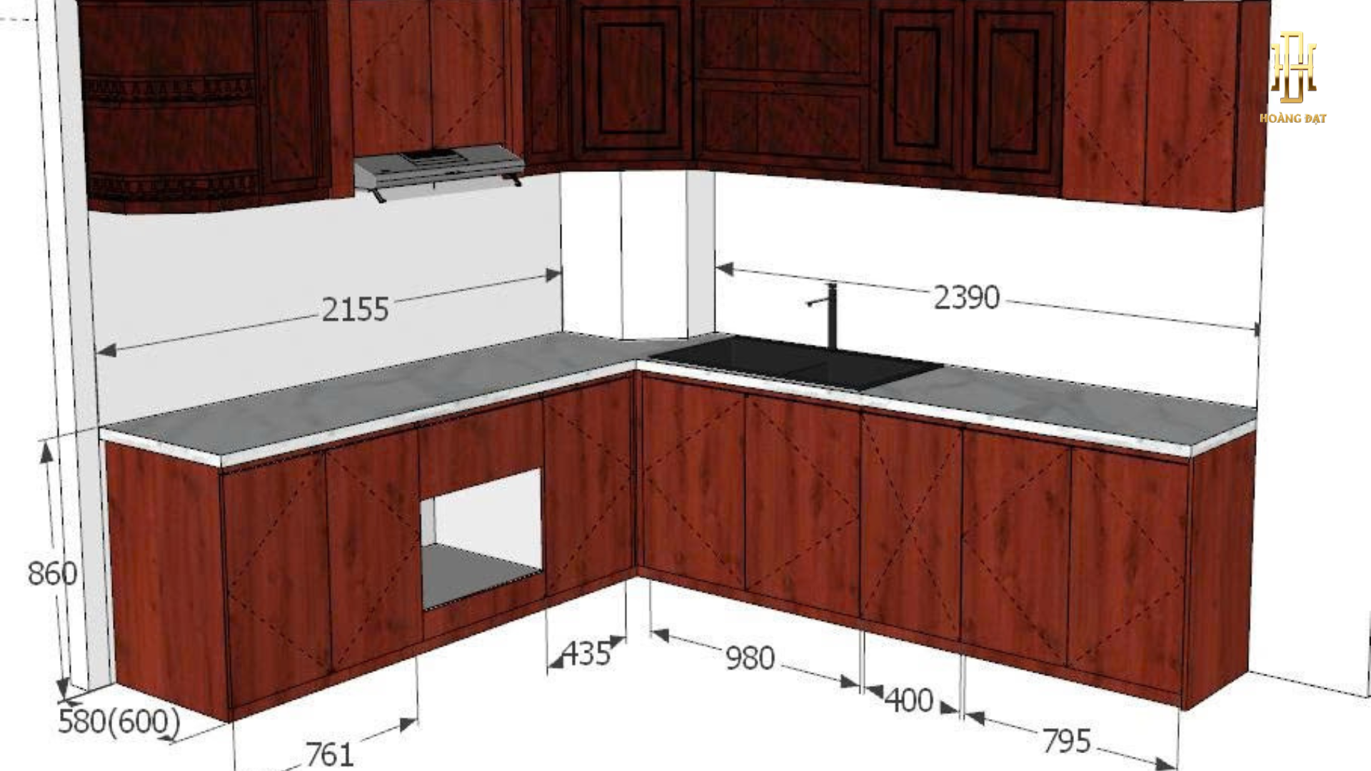 CẢI TẠO TỦ BẾP GỖ - MR. ANH TRINH 10 Cải tạo bếp Bình Thạnh