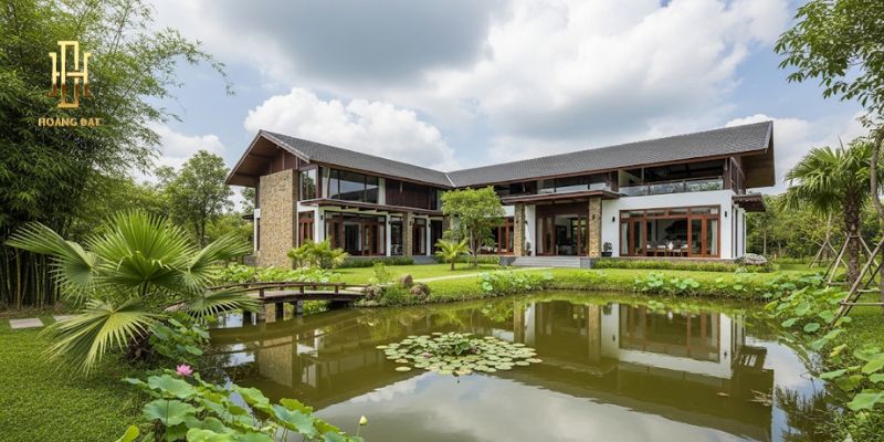 TOP 20 thiết kế nội thất nhà chữ L tiết kiệm không gian 9 Thiết kế nội thất nhà chữ L 1 tầng 2 phòng ngủ phong cách tối giản