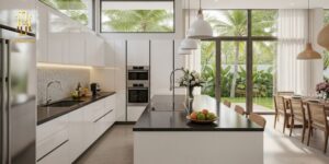 Tủ bếp nhựa Acrylic sang trọng, chống ẩm tốt nhất 2025
