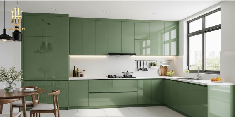 Tủ bếp nhựa Acrylic sang trọng, chống ẩm tốt nhất 2025 8 Tìm hiểu đôi nét tủ bếp nhựa Acrylic