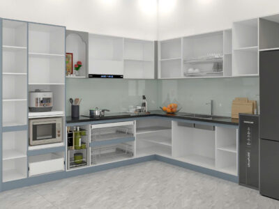 Tủ bếp nhựa An Cường 3