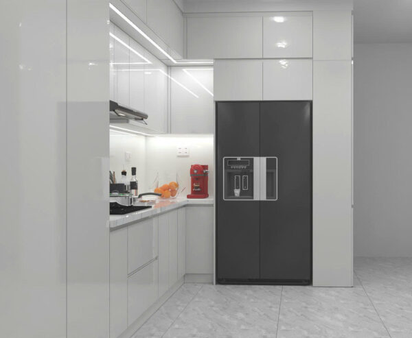 Tủ bếp nhựa cao cấp Hoàng Đạt - TB002