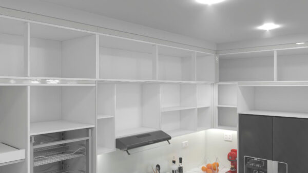 Tủ bếp nhựa cao cấp Hoàng Đạt - TB002