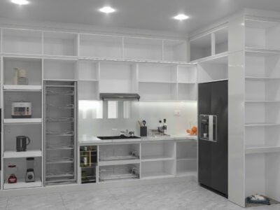 Tủ bếp nhựa cao cấp Hoàng Đạt - TB002