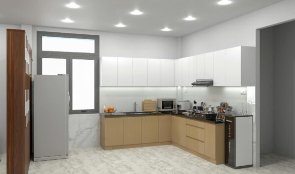 Tủ bếp nhựa cao cấp Hoàng Đạt - TB001