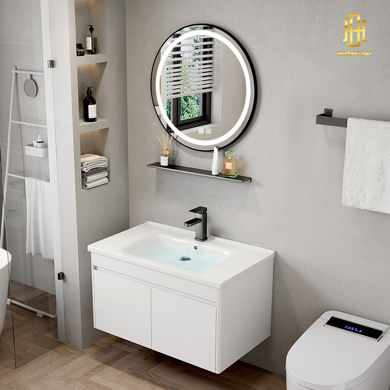 Lavabo nhựa PVC bền đẹp, chống ẩm mốc, phù hợp cho mọi không gian vệ sinh hiện đại.