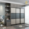 Tủ quần áo thiết kế thông minh, tối ưu từng góc nhỏ giúp căn phòng luôn gọn gàng và tinh tế.