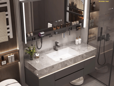Lavabo nhựa PVC bền đẹp, chống ẩm mốc, phù hợp cho mọi không gian vệ sinh hiện đại.
