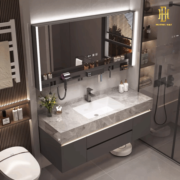 Lavabo nhựa PVC bền đẹp, chống ẩm mốc, phù hợp cho mọi không gian vệ sinh hiện đại.