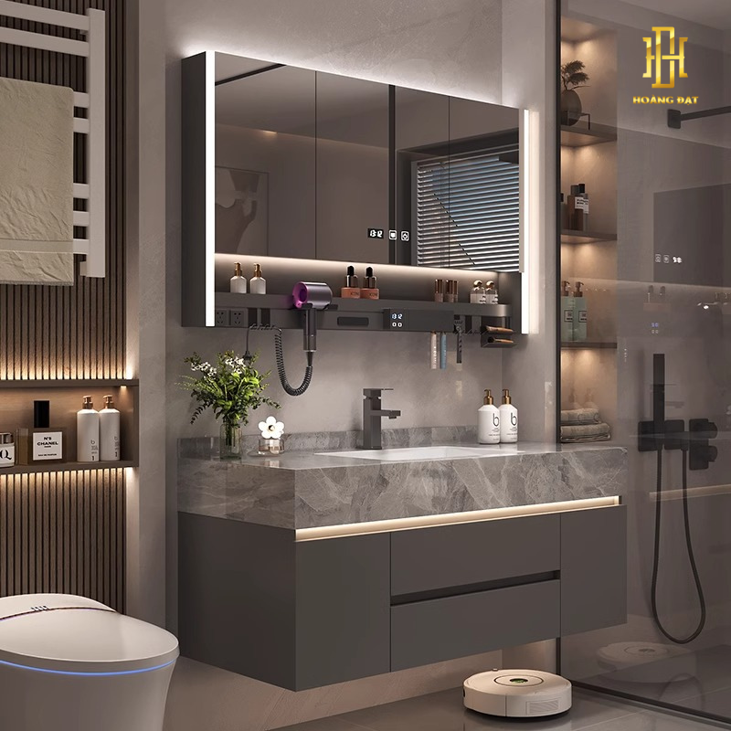 Lavabo nhựa PVC bền đẹp, chống ẩm mốc, phù hợp cho mọi không gian vệ sinh hiện đại.