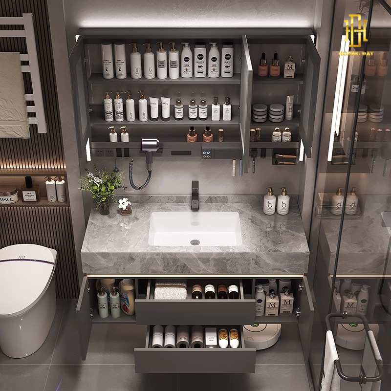 Lavabo nhựa PVC bền đẹp, chống ẩm mốc, phù hợp cho mọi không gian vệ sinh hiện đại.