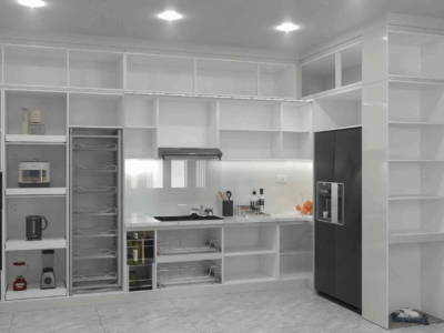 Tủ bếp nhựa cao cấp Hoàng Đạt – TBN002 5 Bếp thiết kế tinh tế, mang đến không gian ấm áp, dễ thương và đầy cảm hứng cho mỗi bữa ăn.