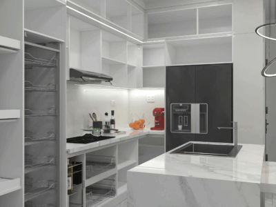 Tủ bếp nhựa cao cấp Hoàng Đạt – TBN002 4 Bếp thiết kế tinh tế, mang đến không gian ấm áp, dễ thương và đầy cảm hứng cho mỗi bữa ăn.