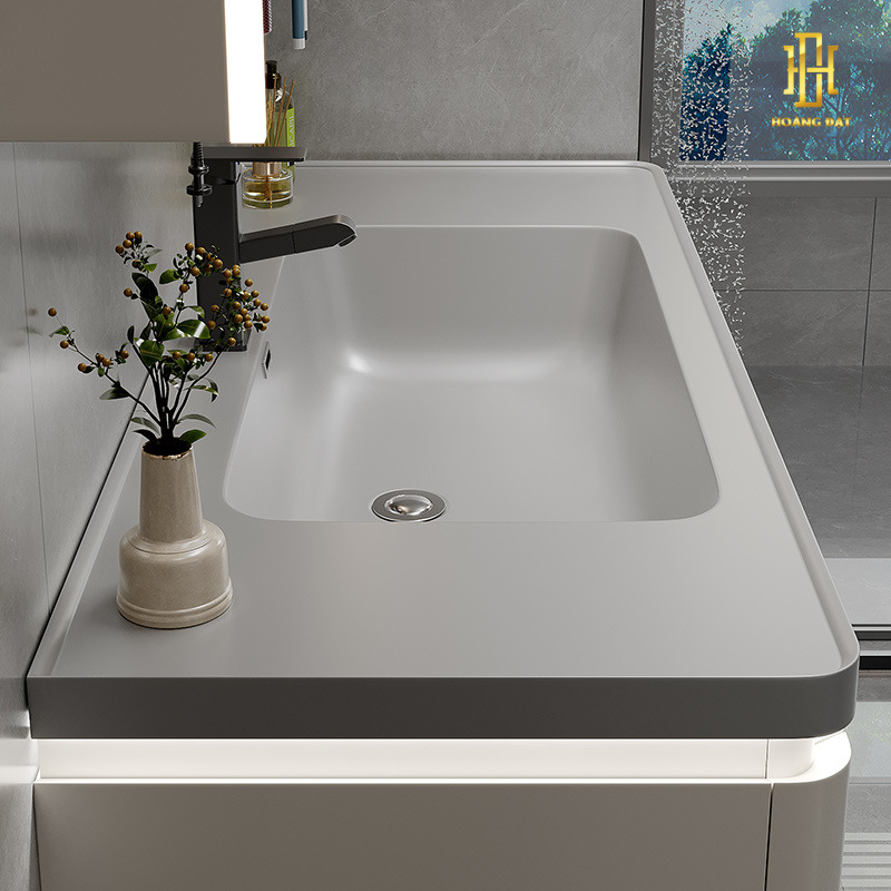 Lavabo nhựa PVC bền đẹp, chống ẩm mốc, phù hợp cho mọi không gian vệ sinh hiện đại.