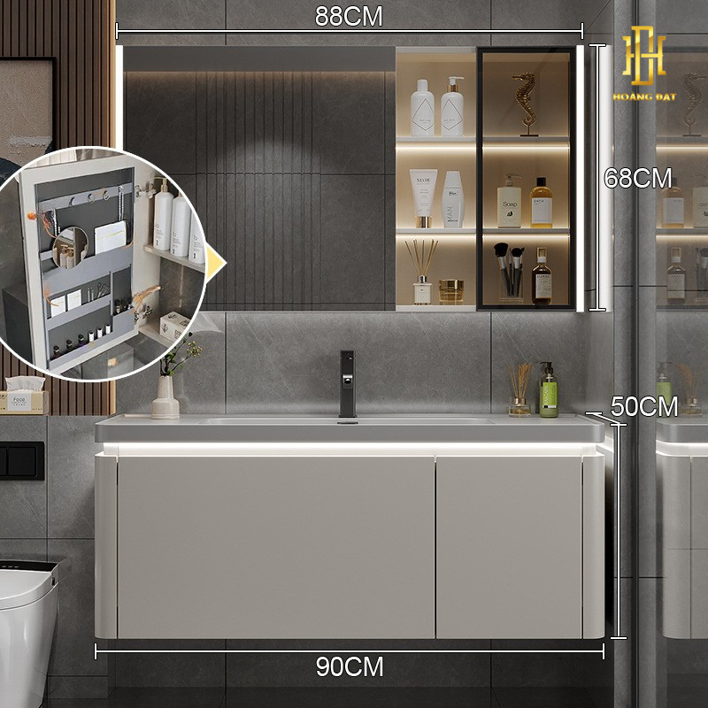 Lavabo nhựa PVC bền đẹp, chống ẩm mốc, phù hợp cho mọi không gian vệ sinh hiện đại.