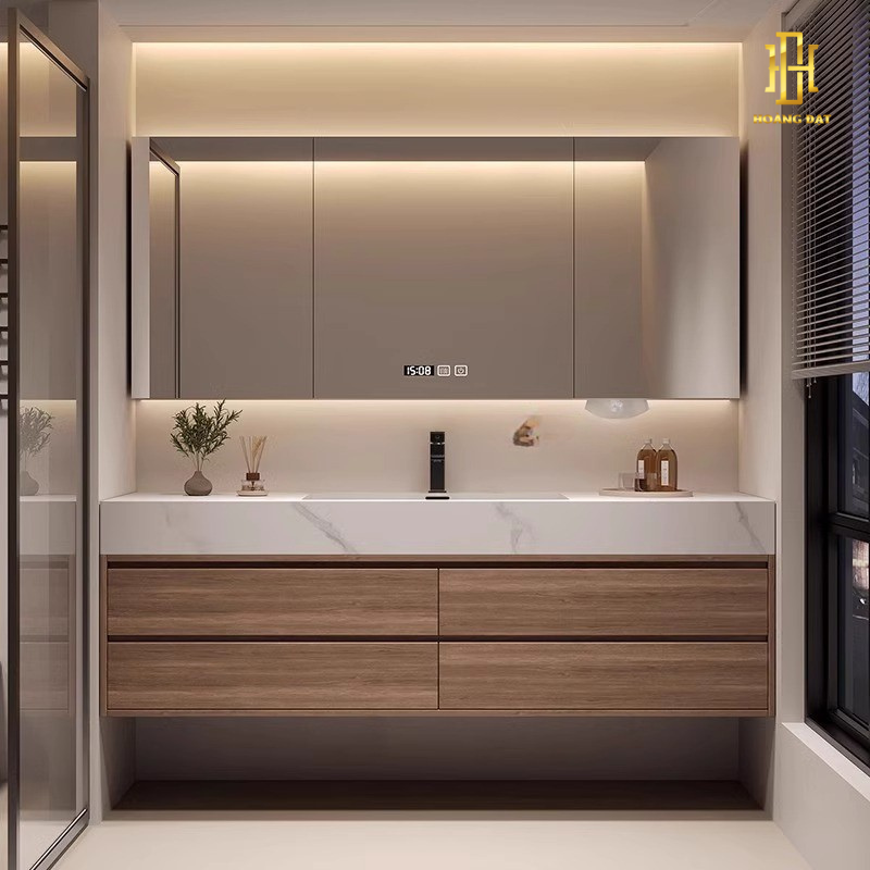 Tủ lavabo nhựa PVC là lựa chọn hoàn hảo cho phòng tắm hiện đại, với khả năng chống nước, chống mối mọt và độ bền cao