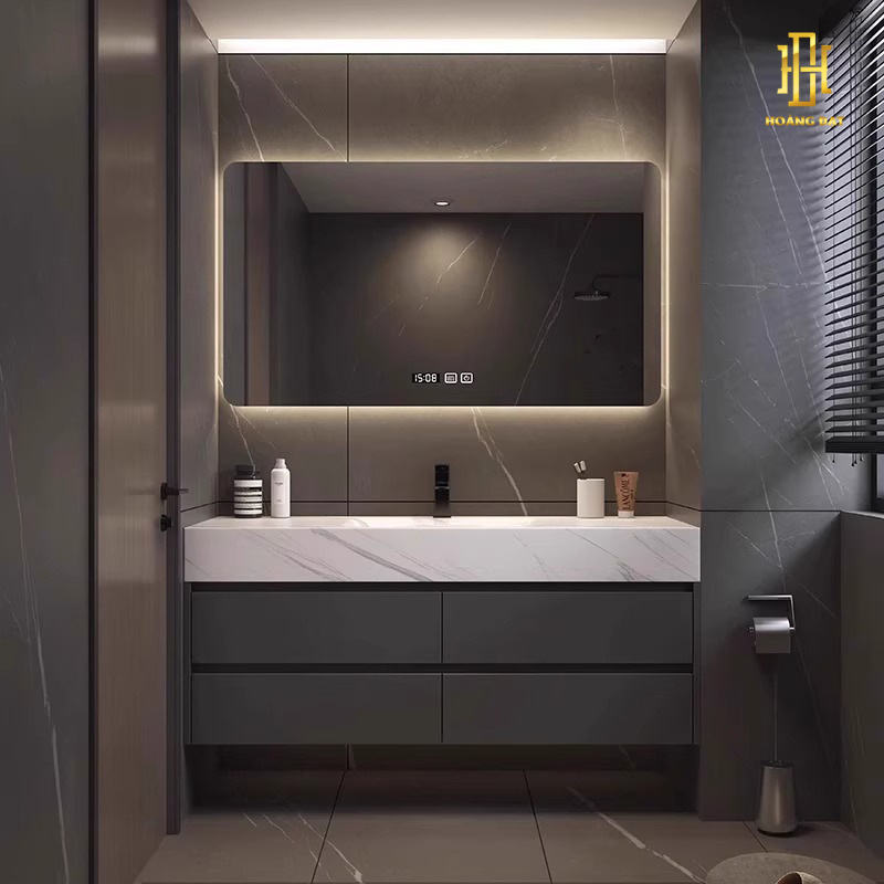 Tủ lavabo nhựa PVC là lựa chọn hoàn hảo cho phòng tắm hiện đại, với khả năng chống nước, chống mối mọt và độ bền cao