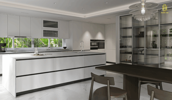 Tủ bếp hiện đại, tiện nghi hơn, giữ trọn công năng và vẻ đẹp tinh tế cho không gian bếp.
