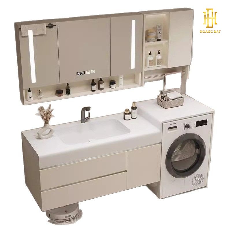 Tủ lavabo nhựa PVC là lựa chọn hoàn hảo cho phòng tắm hiện đại, với khả năng chống nước, chống mối mọt và độ bền cao