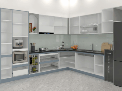 Tủ bếp nhựa cao cấp Hoàng Đạt - TBN006 5 Bếp thiết kế tinh tế, mang đến không gian ấm áp, dễ thương và đầy cảm hứng cho mỗi bữa ăn.