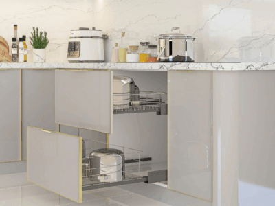 Tủ bếp nhựa cao cấp Hoàng Đạt - TBN005 7 Bếp thiết kế tinh tế, mang đến không gian ấm áp, dễ thương và đầy cảm hứng cho mỗi bữa ăn.