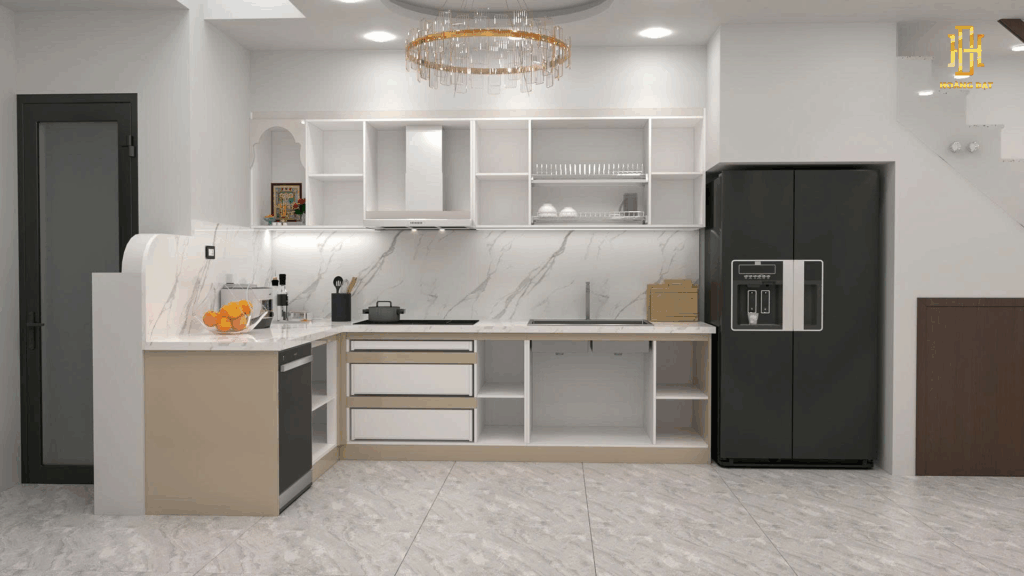 Thiết kế nội thất bếp sang trọng