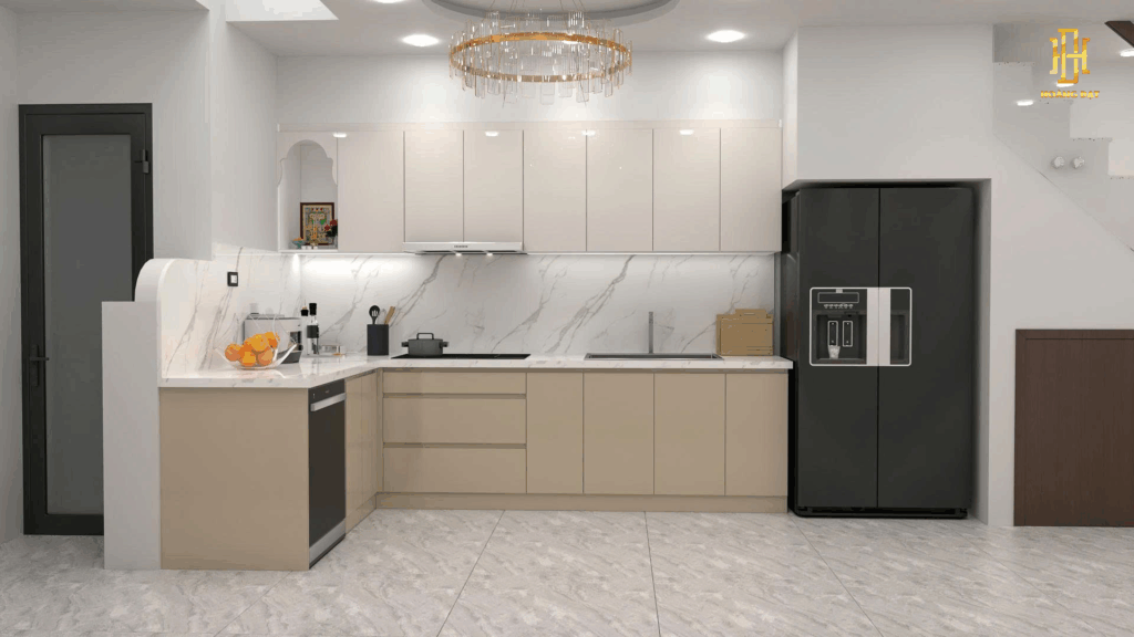 Thiết kế nội thất bếp sang trọng