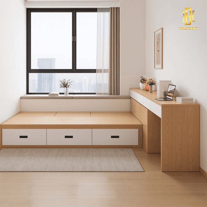Giường ngủ – nơi khởi đầu của giấc mơ và là điểm kết thúc cho một ngày dài đầy cảm xúc.