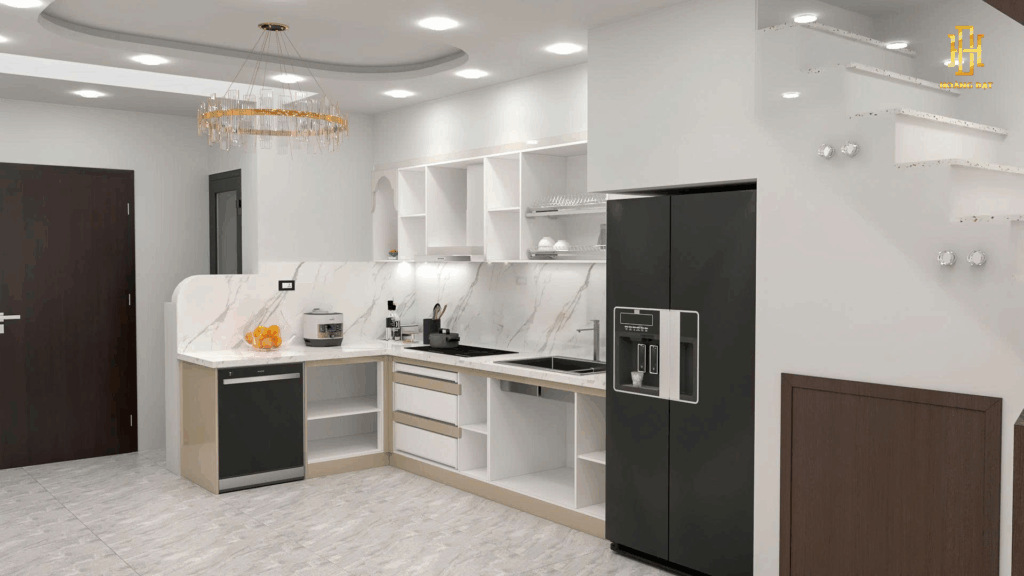 Thiết kế nội thất bếp sang trọng