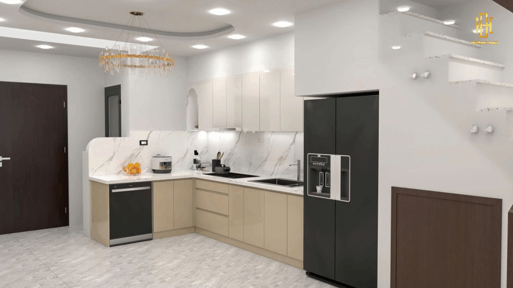 Thiết kế nội thất bếp sang trọng