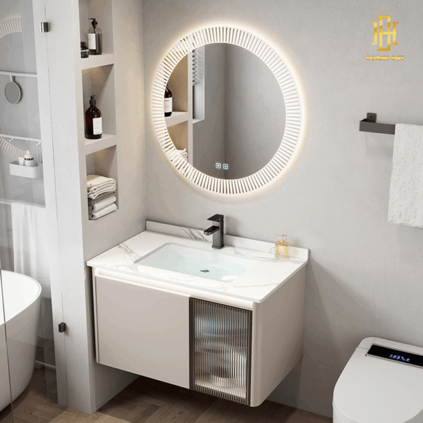 Lavabo nhựa PVC bền đẹp, chống ẩm mốc, phù hợp cho mọi không gian vệ sinh hiện đại.