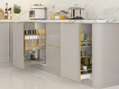 Tủ bếp nhựa cao cấp Hoàng Đạt - TBN005 6 Bếp thiết kế tinh tế, mang đến không gian ấm áp, dễ thương và đầy cảm hứng cho mỗi bữa ăn.