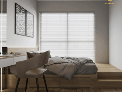 Thiết kế nội thất chung cư hiện đại Hoàng Đạt - TKCC004