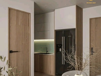 Thiết kế nội thất chung cư hiện đại Hoàng Đạt - TKCC004