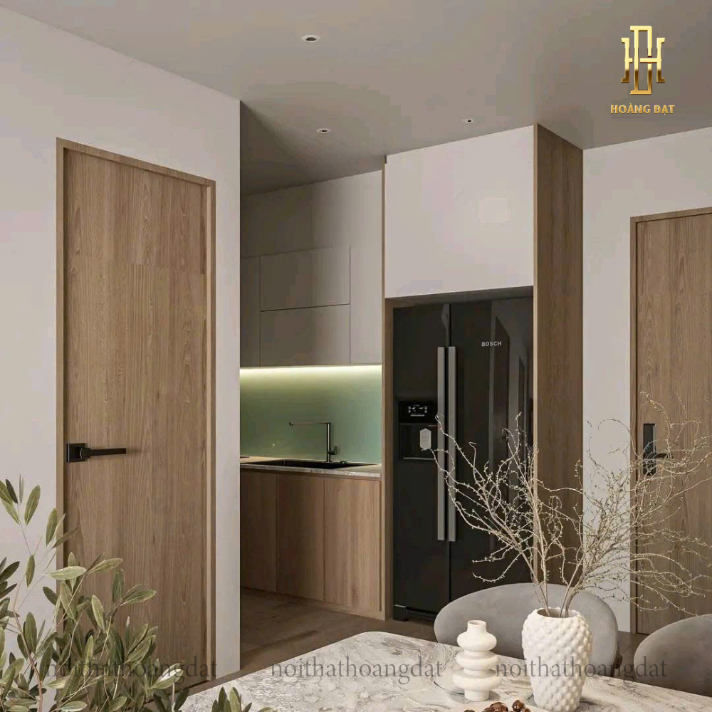 Thiết kế nội thất chung cư hiện đại Hoàng Đạt - TKCC004