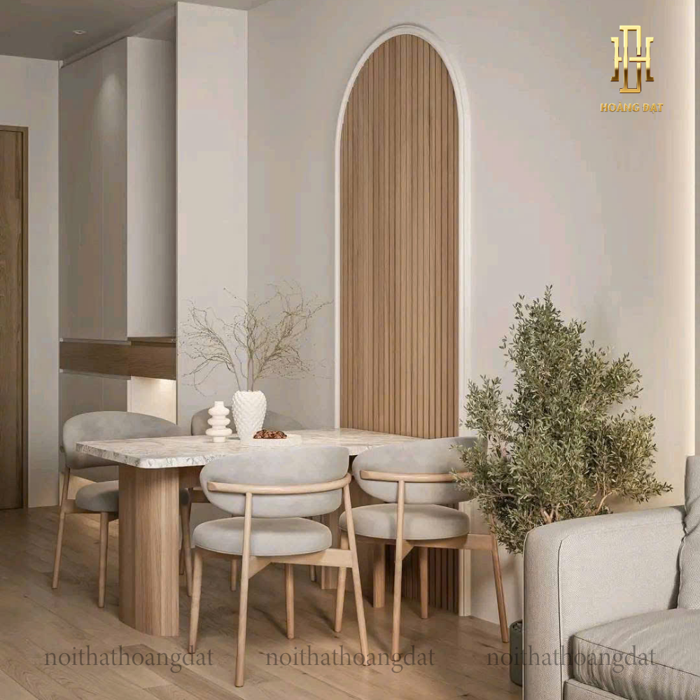 Thiết kế nội thất chung cư hiện đại Hoàng Đạt - TKCC004