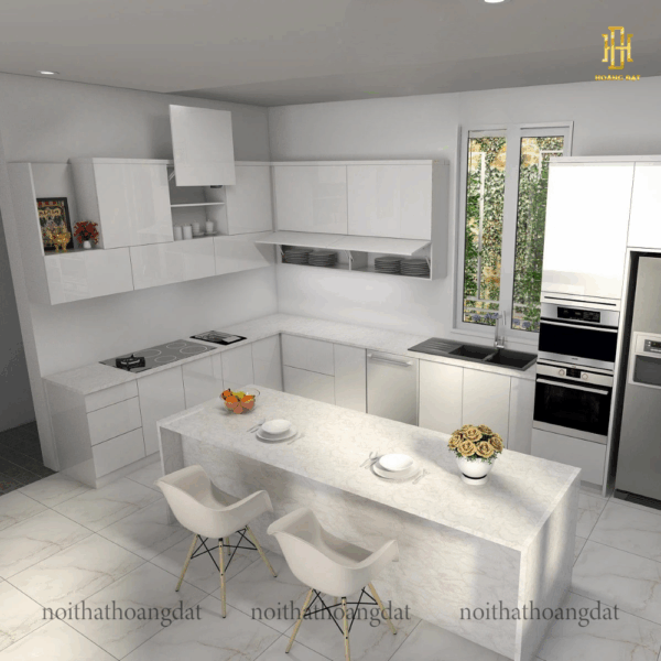 Thiết kế nội thất phòng bếp chung cư TKCC001