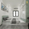 Thiết kế nội thất chung cư hiện đại Hoàng Đạt - TKCC001