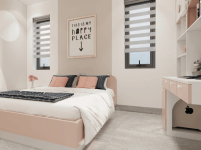 Thiết kế nội thất chung cư hiện đại Hoàng Đạt - TKCC001