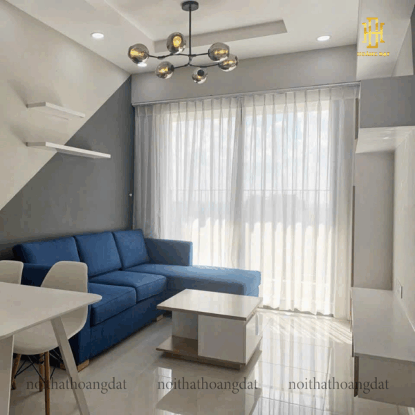 Thiết kế nội thất chung cư hiện đại Hoàng Đạt - TKCC002